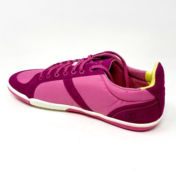 Plae Prospect Electric Fuchsia Pink Mens Suede Casual Sneakers 553010 639 - Picture 3 of 5